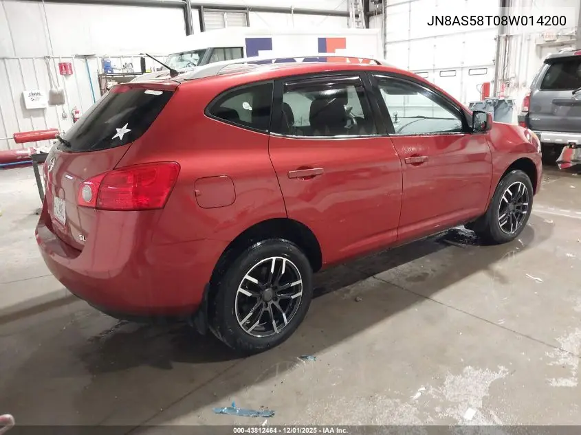 JN8AS58T08W014200 2008 Nissan Rogue Sl