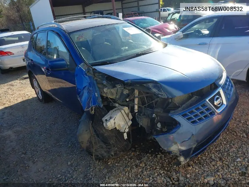 JN8AS58T68W008532 2008 Nissan Rogue Sl
