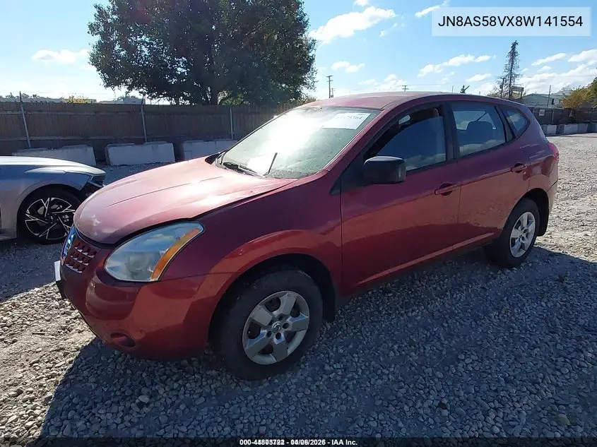 JN8AS58VX8W141554 2008 Nissan Rogue S/Sl