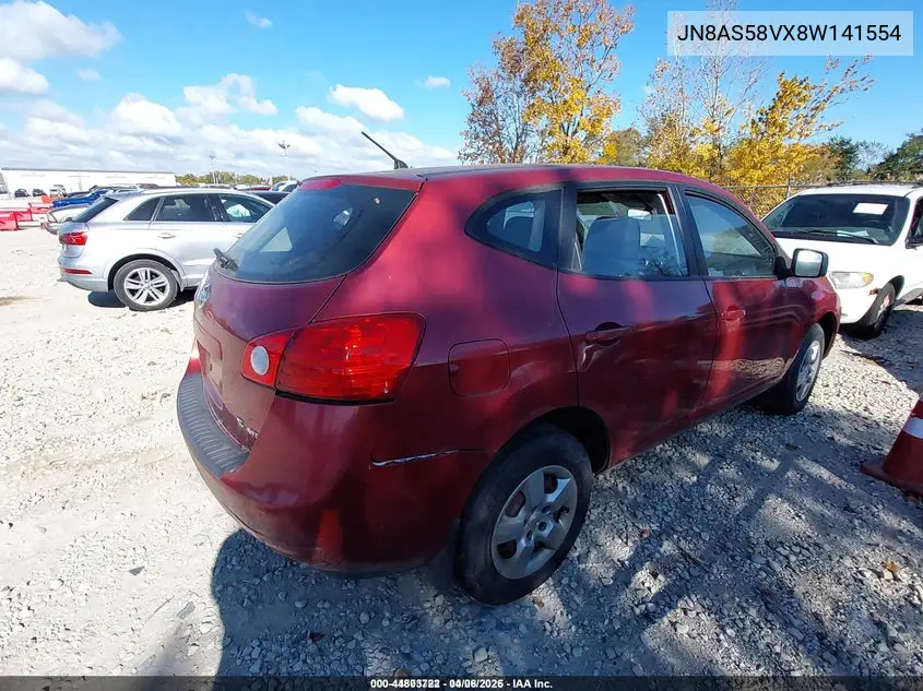 JN8AS58VX8W141554 2008 Nissan Rogue S/Sl