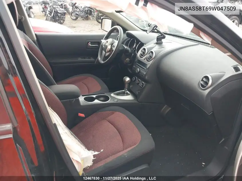 JN8AS58T69W047509 2009 Nissan Rogue S/Sl