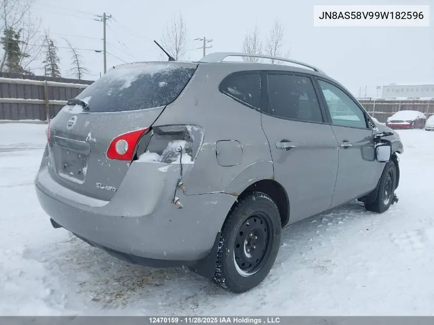 JN8AS58V99W182596 2009 Nissan Rogue Sl