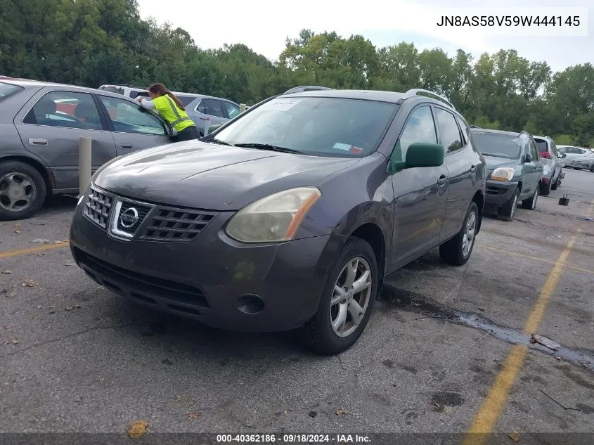 2009 Nissan Rogue S/Sl VIN: JN8AS58V59W444145 Lot: 40362186