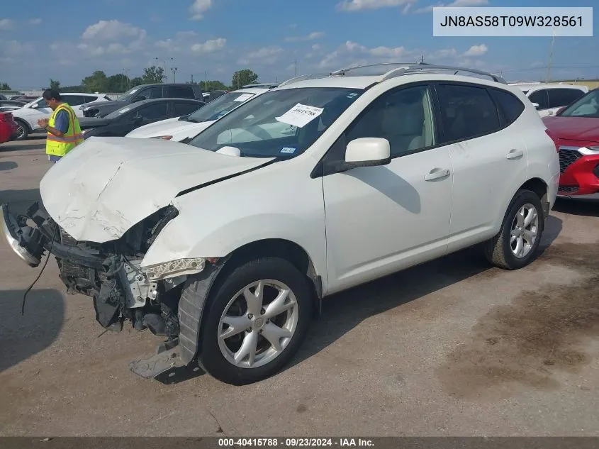 2009 Nissan Rogue Sl VIN: JN8AS58T09W328561 Lot: 40415788