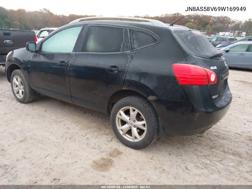 JN8AS58V69W169949 2009 Nissan Rogue Sl