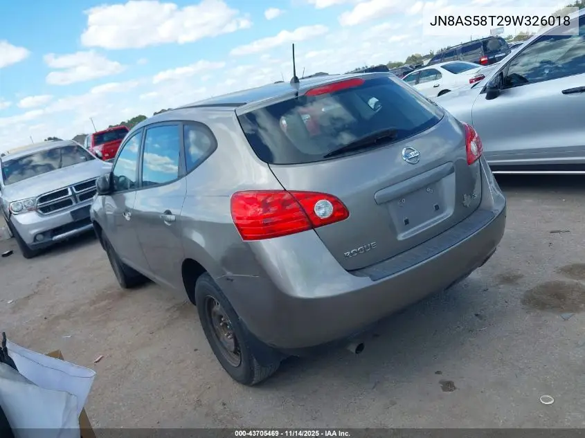 JN8AS58T29W326018 2009 Nissan Rogue S
