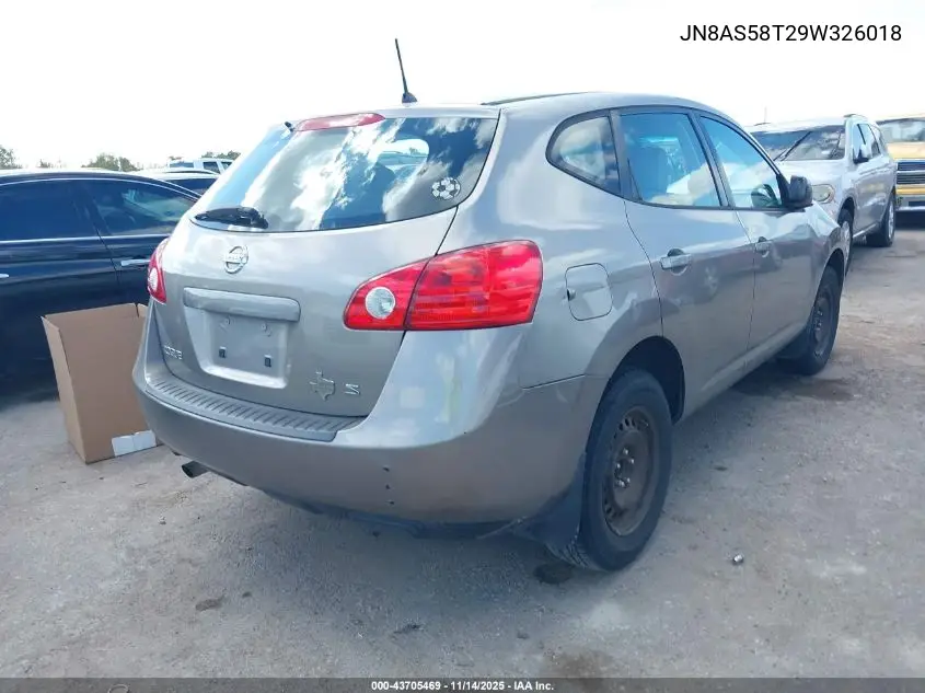 JN8AS58T29W326018 2009 Nissan Rogue S