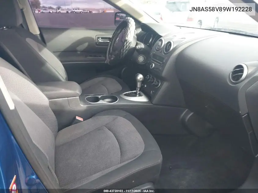 JN8AS58V89W192228 2009 Nissan Rogue Sl