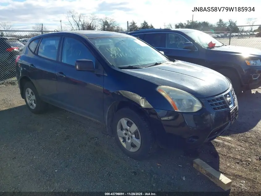 JN8AS58V79W185934 2009 Nissan Rogue S