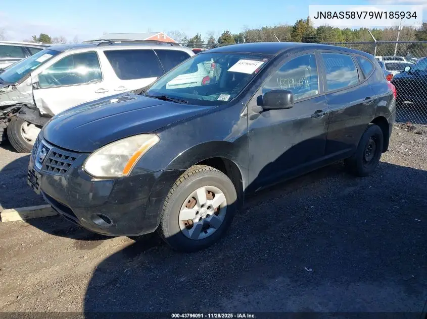 JN8AS58V79W185934 2009 Nissan Rogue S