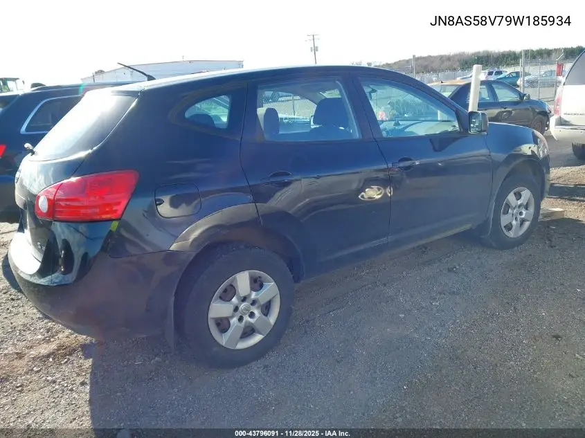 JN8AS58V79W185934 2009 Nissan Rogue S