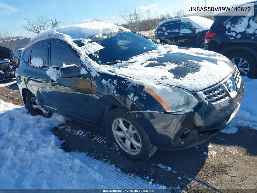JN8AS58V89W440672 2009 Nissan Rogue Sl