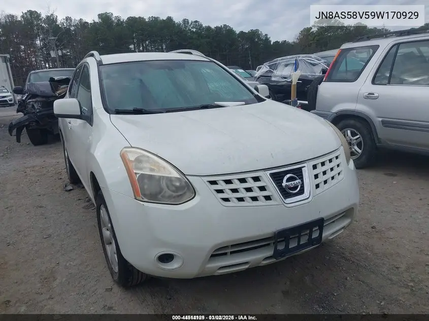 JN8AS58V59W170929 2009 Nissan Rogue Sl