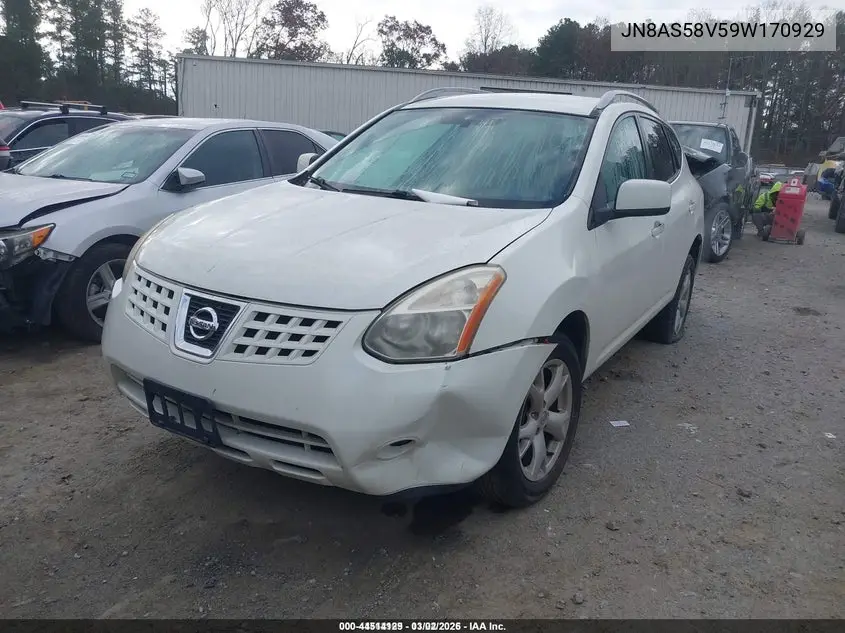 JN8AS58V59W170929 2009 Nissan Rogue Sl