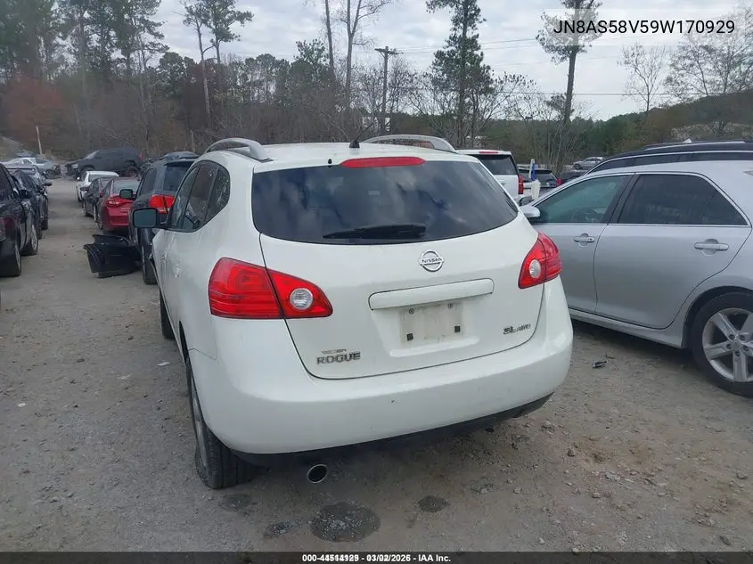 JN8AS58V59W170929 2009 Nissan Rogue Sl