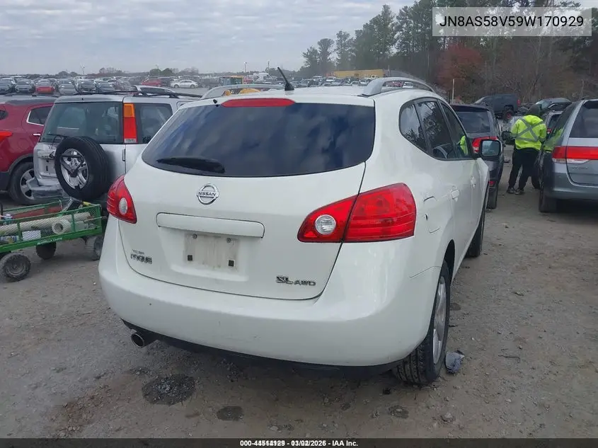 JN8AS58V59W170929 2009 Nissan Rogue Sl