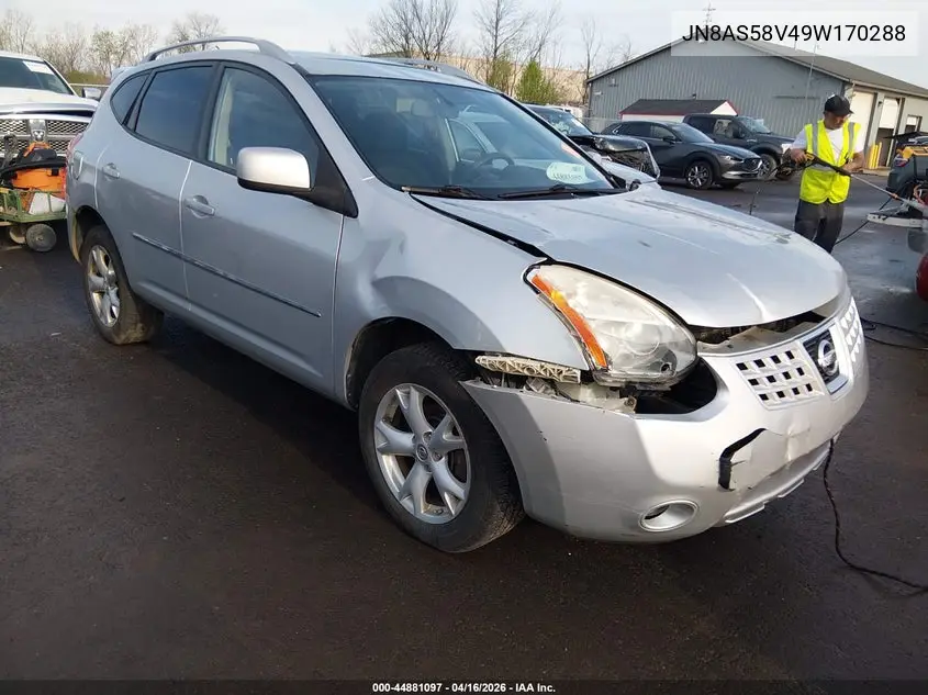 JN8AS58V49W170288 2009 Nissan Rogue Sl
