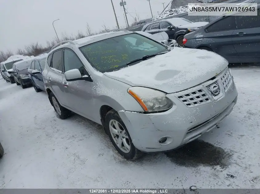 JN8AS5MV7AW126943 2010 Nissan Rogue Sl