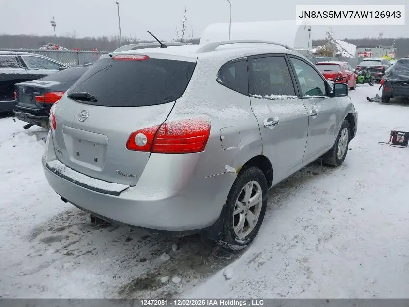 JN8AS5MV7AW126943 2010 Nissan Rogue Sl