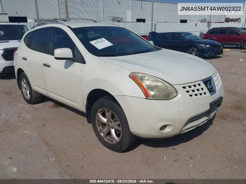 JN8AS5MT4AW002322 2010 Nissan Rogue Sl