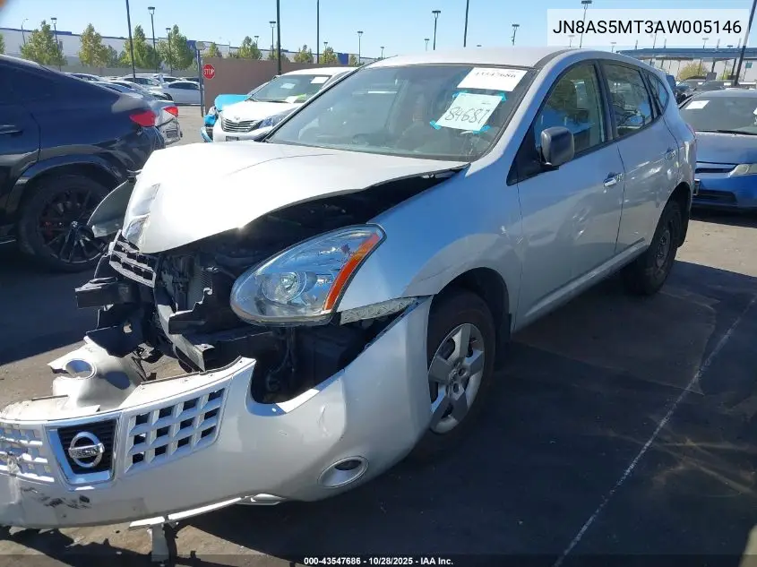 JN8AS5MT3AW005146 2010 Nissan Rogue S