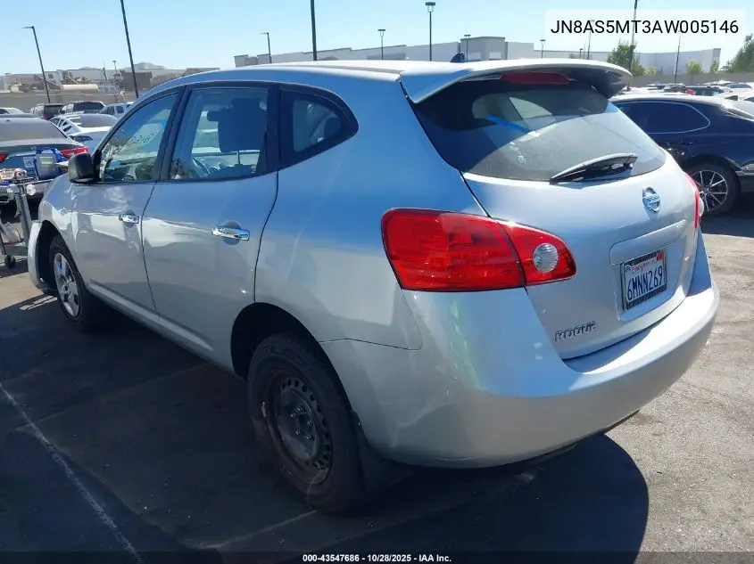 JN8AS5MT3AW005146 2010 Nissan Rogue S