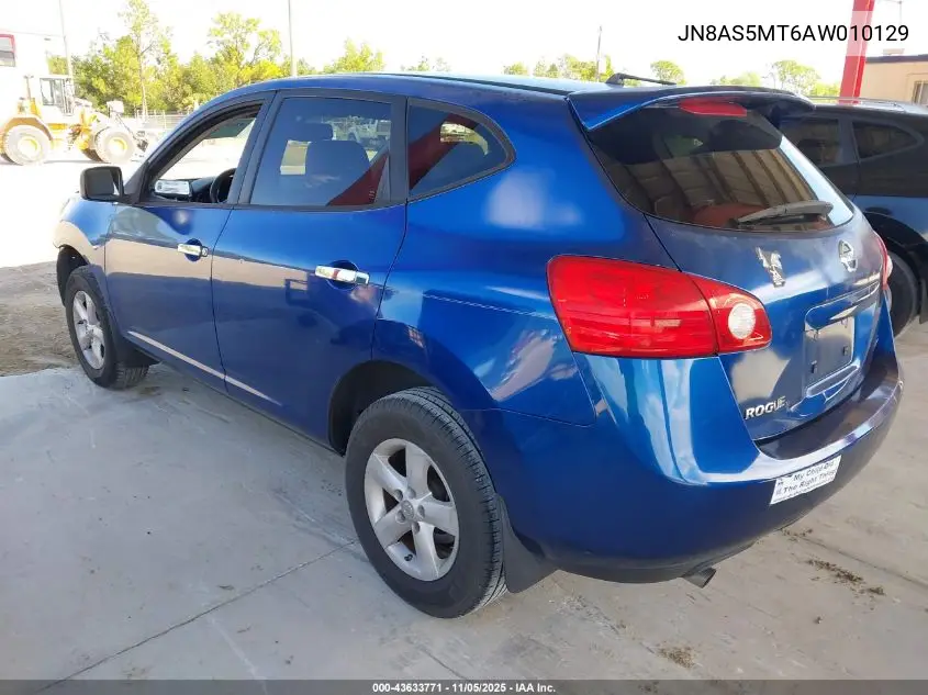 JN8AS5MT6AW010129 2010 Nissan Rogue S