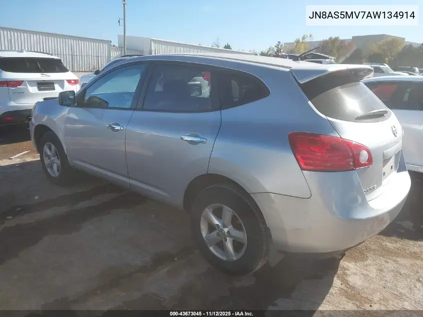 JN8AS5MV7AW134914 2010 Nissan Rogue S