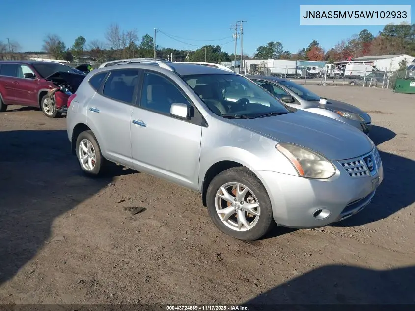 JN8AS5MV5AW102933 2010 Nissan Rogue Sl