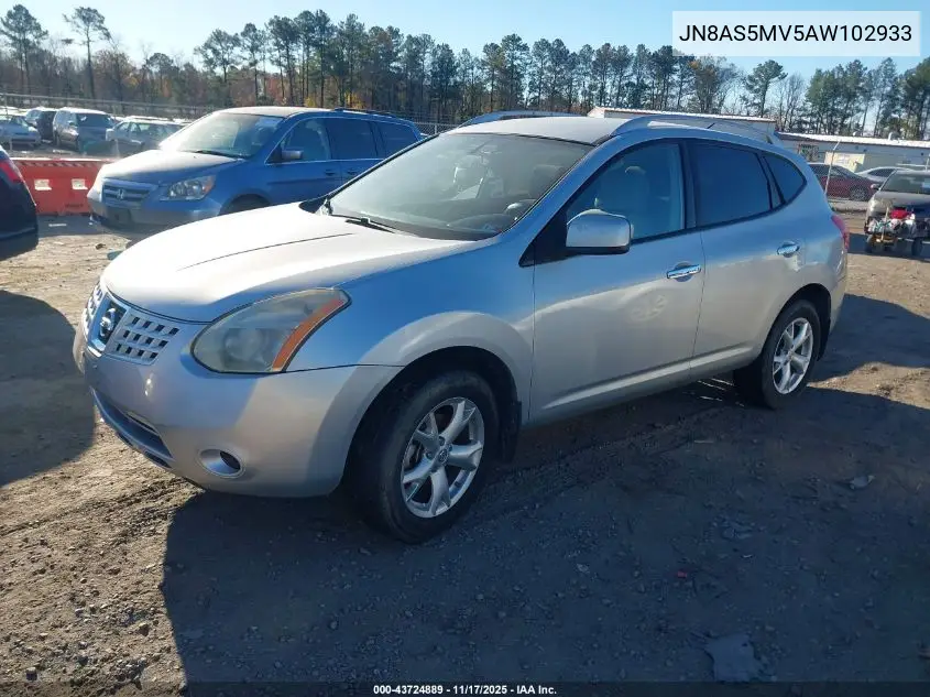JN8AS5MV5AW102933 2010 Nissan Rogue Sl