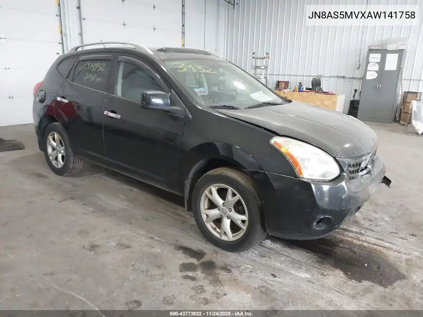JN8AS5MVXAW141758 2010 Nissan Rogue Sl