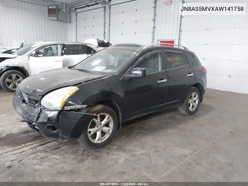 JN8AS5MVXAW141758 2010 Nissan Rogue Sl