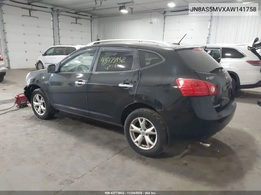 JN8AS5MVXAW141758 2010 Nissan Rogue Sl