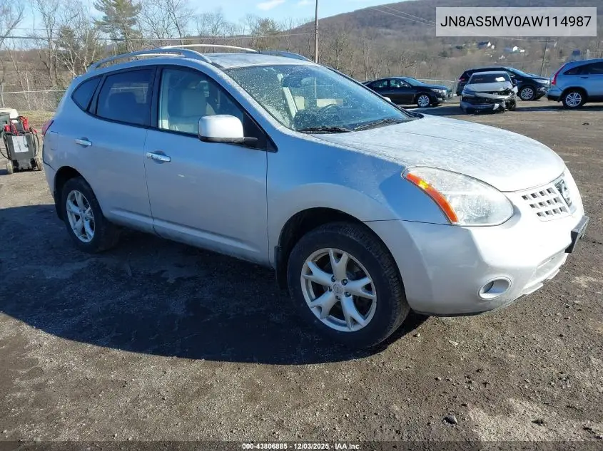 JN8AS5MV0AW114987 2010 Nissan Rogue Sl