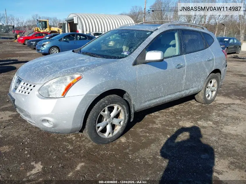 JN8AS5MV0AW114987 2010 Nissan Rogue Sl