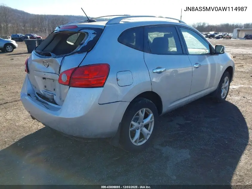 JN8AS5MV0AW114987 2010 Nissan Rogue Sl