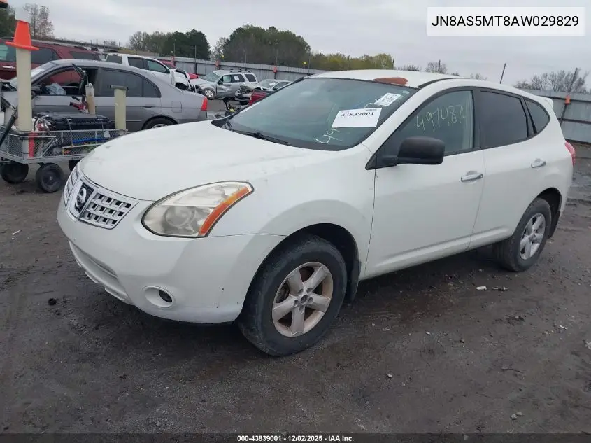 JN8AS5MT8AW029829 2010 Nissan Rogue S