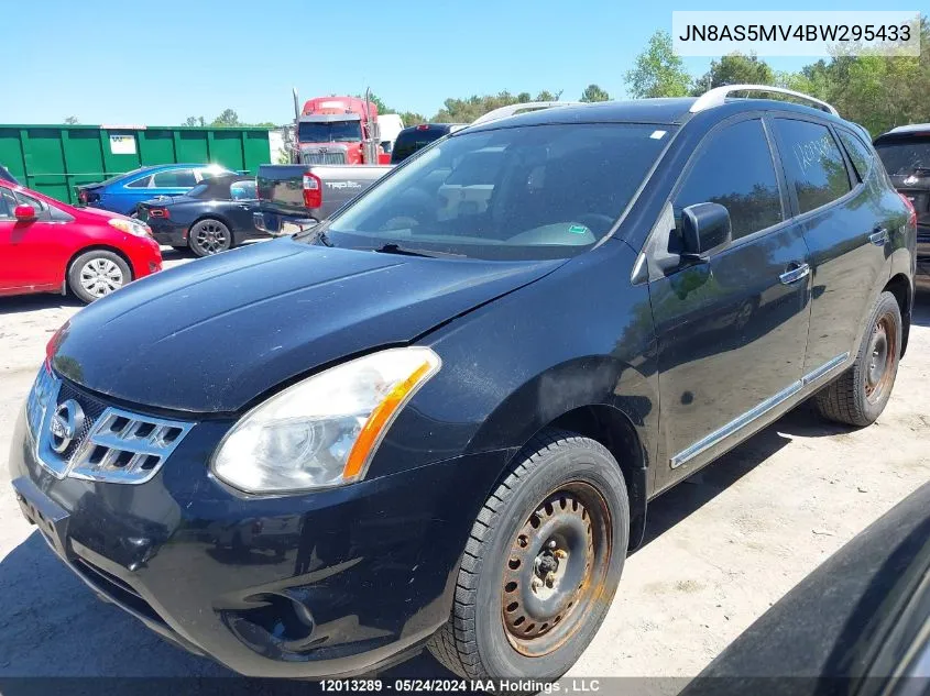 2011 Nissan Rogue Sl VIN: JN8AS5MV4BW295433 Lot: 12013289