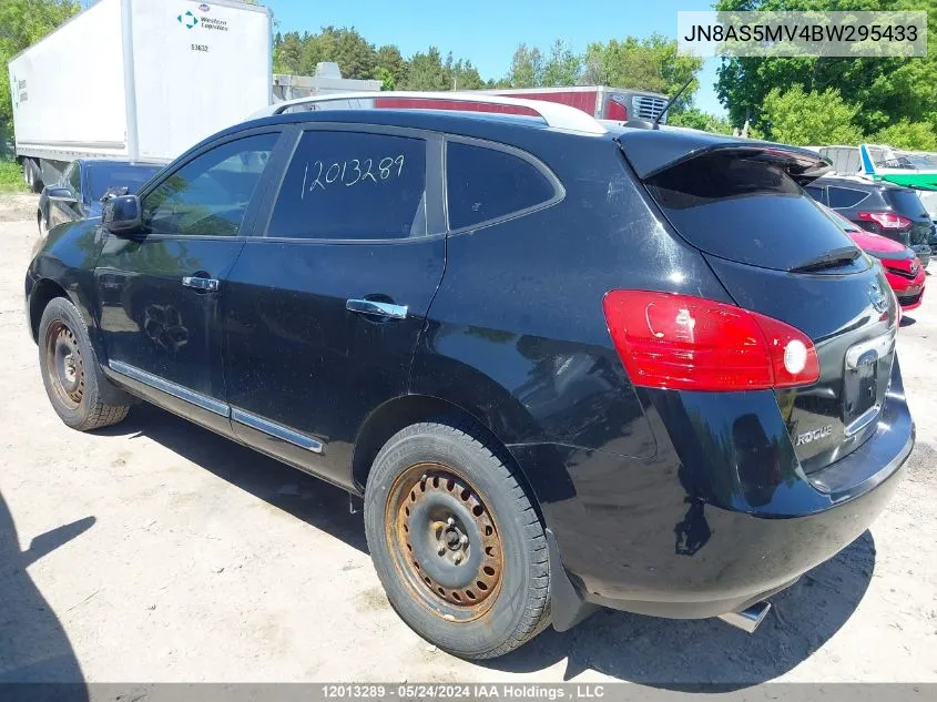 2011 Nissan Rogue Sl VIN: JN8AS5MV4BW295433 Lot: 12013289