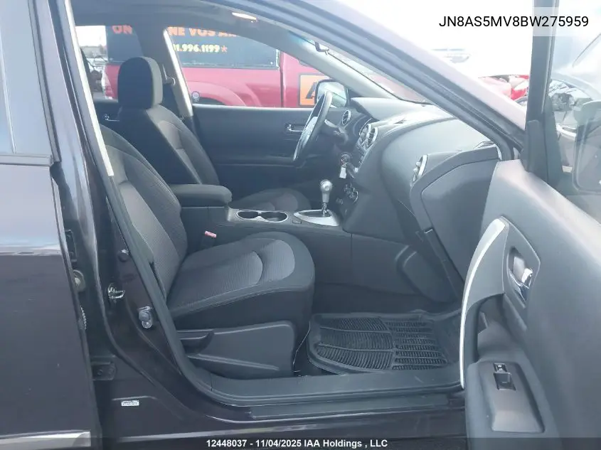 JN8AS5MV8BW275959 2011 Nissan Rogue S/Sv/Krom