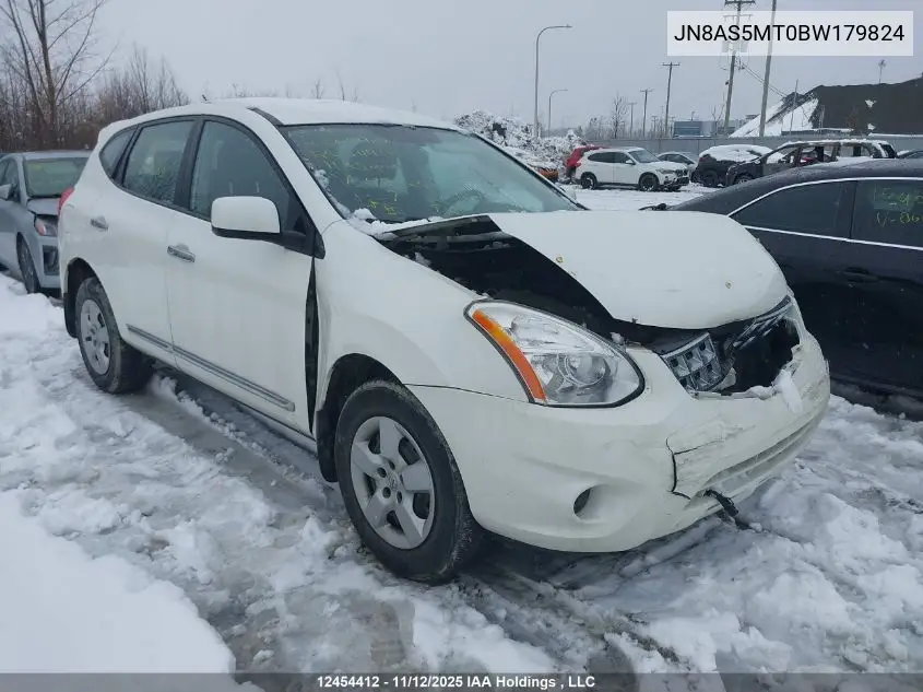 JN8AS5MT0BW179824 2011 Nissan Rogue S