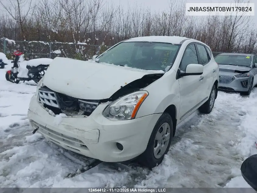 JN8AS5MT0BW179824 2011 Nissan Rogue S