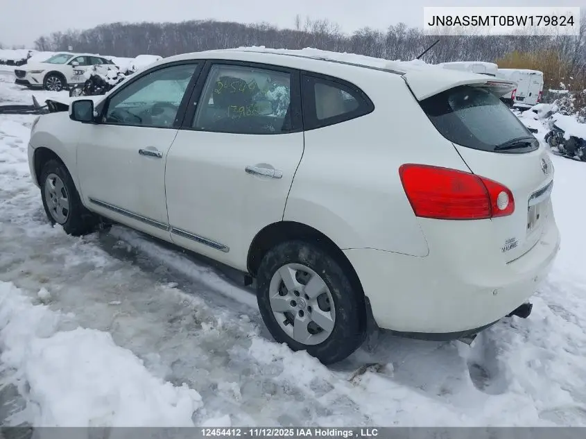 JN8AS5MT0BW179824 2011 Nissan Rogue S