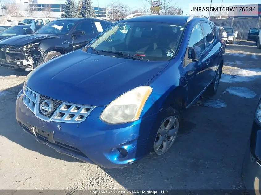 JN8AS5MT6BW176684 2011 Nissan Rogue Sv