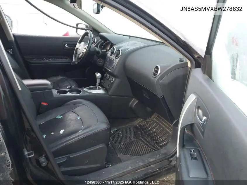JN8AS5MVXBW278832 2011 Nissan Rogue S/Sv/Krom