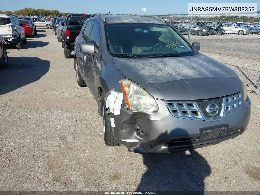 JN8AS5MV7BW308353 2011 Nissan Rogue Sv