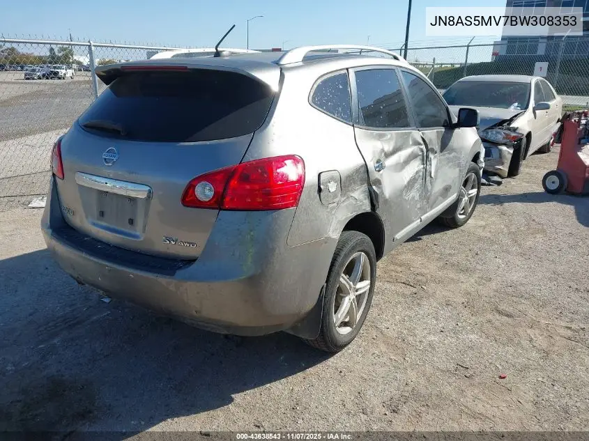 JN8AS5MV7BW308353 2011 Nissan Rogue Sv