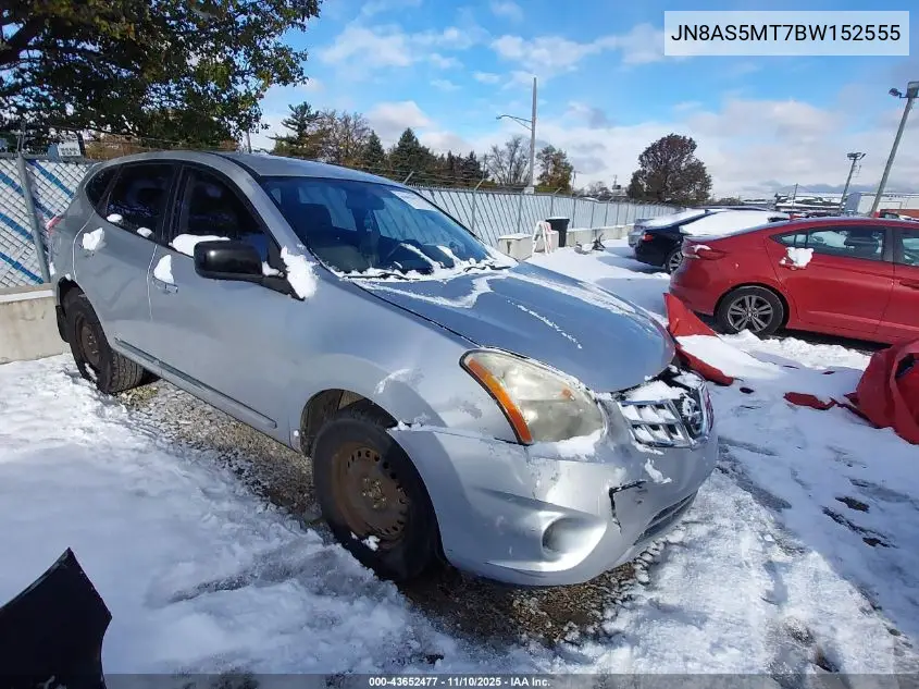 JN8AS5MT7BW152555 2011 Nissan Rogue S