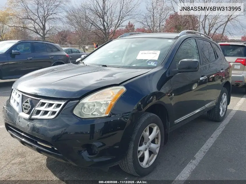 JN8AS5MV6BW313995 2011 Nissan Rogue Sv