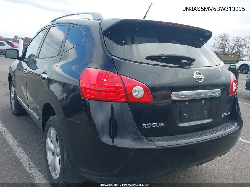 JN8AS5MV6BW313995 2011 Nissan Rogue Sv